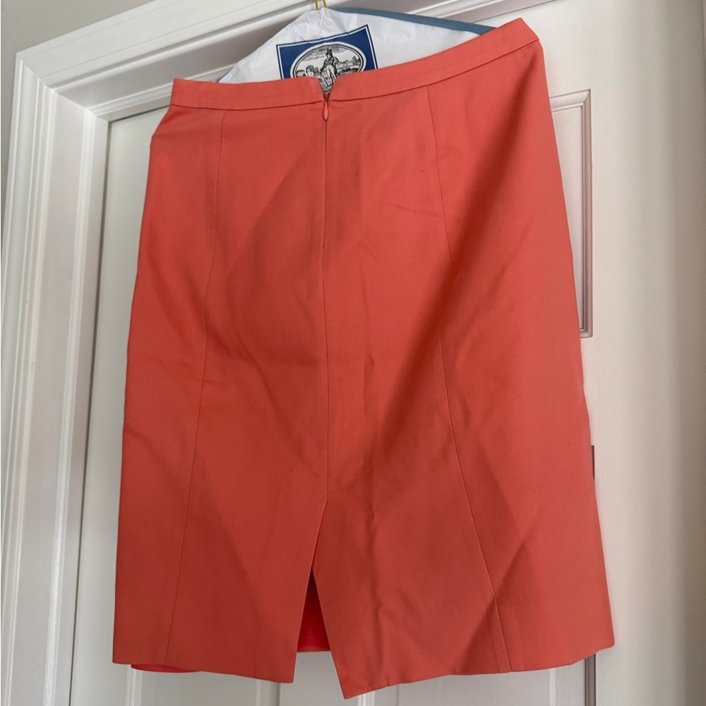 JCrew Coral Pencil Skirt